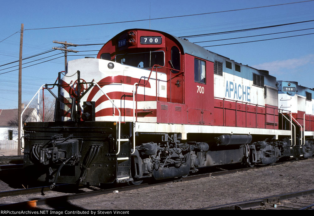 Apache Railway RS36 #700 in bi-centennial paint.